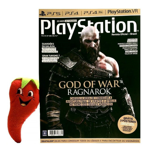 Revista Playstation - God Of War Ragnarok N° 285 (loja Do Zé